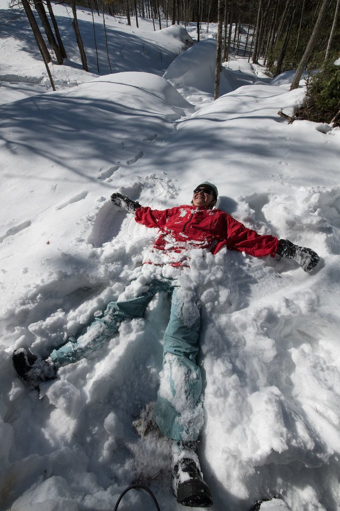 winter swimming technique